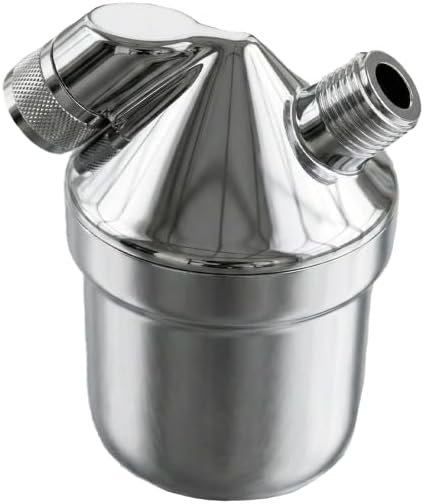 NiKKEN PiMag Wallmount Shower Filter with Chrome Finish, Chlorine Removal Filtered Shower Head, Easy Install Redox Technology Water Filter for Shower Head, Reduces Impurities for Healthier Skin & Hair