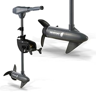 Newport Kayak Series 55lb Thrust Transom Mounted Saltwater Electric Trolling Motor w/LED Battery Indicator (24