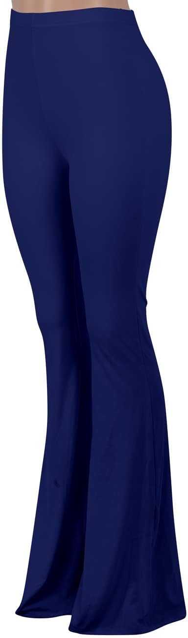 Herose Tall Ladies Soft Flared Leggings Pants Floor Length S-2XL