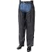 Diamond Plate Buffalo Leather Chaps Black, Black, L
