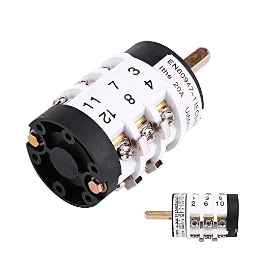 Image of 220V /380V 20A Motor Forward Reverse Switch Tool, Car Tire Changer Metal Machine Tire Changer Forward Reverse Switch Control The Machine Motor