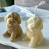 XMOX Silikonformen für Hunde, Teddy-Hund, Kerze, Tierharz-Formen für Seife, Sojawachs, Epoxidharz, DIY, Handwerk, Welpen, Heimdekoration, Hochzeitsfeier, Heimdekoration