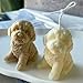 XMOX Silikonformen für Hunde, Teddy-Hund, Kerze, Tierharz-Formen für Seife, Sojawachs, Epoxidharz, DIY, Handwerk, Welpen, Heimdekoration, Hochzeitsfeier, Heimdekoration