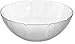 CFS 691707 Petal Mist Polycarbonate Bowl, 9.8 qt Capacity, 15" Diameter x 5.18" Height, Clear (Case of 4)
