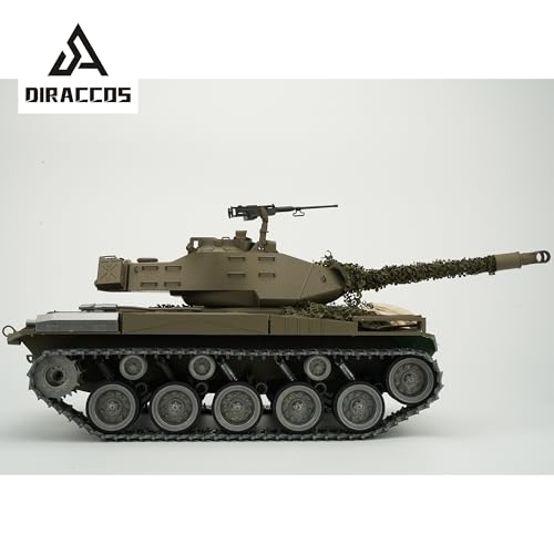 Image of Modified Edition 1 /16 Remote Control US M41A3 Walker Bulldog Tank (Upgraded /Metal Road Wheel & Tracks & Sprocket & Idle Wheel)(5000mah Nimh Battery)(Steel Gear Gearbox)
