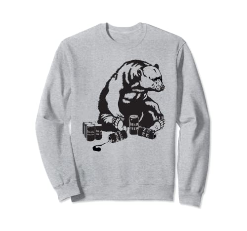 Beber Beber Beber Beber Beer Funny Camping Design Sudadera