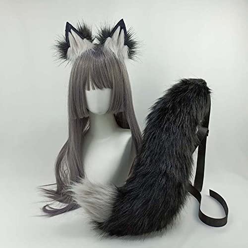 Bandeaux de tête mignon queue de loup pour vos soirées déguisées - 7