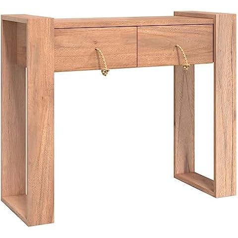 vidaXL Table Console en Bois de Teck Cover
