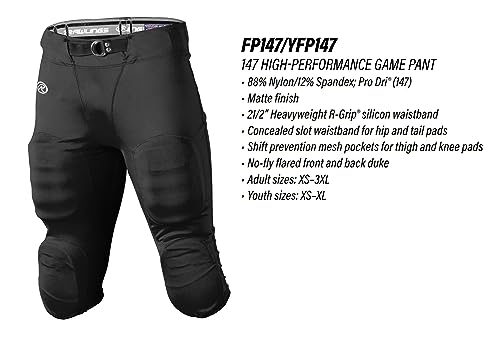 Rawlings FP147B90 Sporting Goods Mens Adult High Performance 147 Cloth Game Pant thumb #1