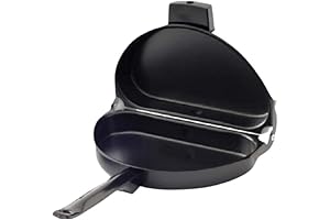 9.2'' Black Nonstick Omelet Pan - Perfect for Fluffy Egg Omelettes