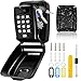 Laihur Key Safe Wall Mounted Police Approved Outdoor, Key Lock Box for 12 Digit with Code, Combination Keysafe Waterproof Sparekeys Lockbox for Home Garage Warehouse Office & School (Black)-11