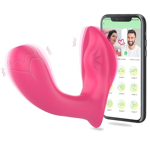 Wearable G Spot Dildo Vibrators Adult Sex Toys, App Remote Control Panty Vibrator with 10 Vibrating Modes, Sex Toys for Women Rose Toy Sex Machine