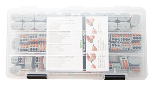 Wago (25) 222-412 (25) 222-413 (20) 222-415 Lever-Nut Assortment Pack