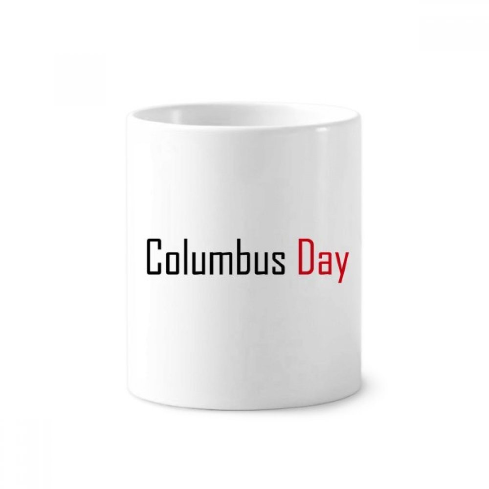 Porte-brosse à dents céramique Columbus Day résistant 350ml blanc