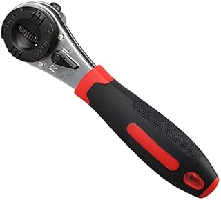 Adjustable Wrench Heat Treated Adjustable Ratchet Wrench for 6-22mm Screw Anti-Rust Universal Adjustable Socket Wrench Ratcheting Wrench Set with Non-slip Handle Small Large Spanner Wrenches Hand Tool