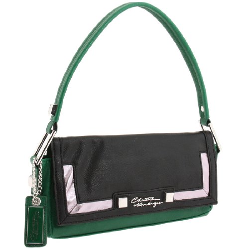 Christian Audigier Magda Shoulder Bag - Green #TOP9