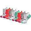 Saucony-Womens-Performance-Heel-Tab-Athletic-Socks-8-16-Pairs Saucony Women's Performance Heel Tab Athletic Socks (8 & 16 Pairs), Assorted Light (8 Pairs), Shoe Size: S 4-7