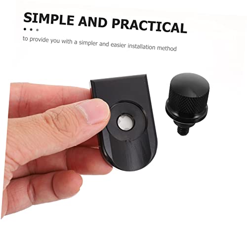 Écrou de siège arrière en aluminium CNC de haute précision Solustre pour fixation de selle noire - 4