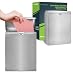 Alpine Industries Sanitary Napkin Receptacle - Easy Install, Wall Mounted Container - Provides Clean & Odor-Free Restroom for Home & Public Restrooms
