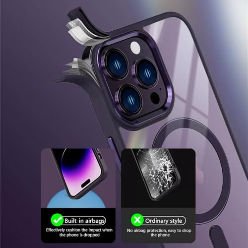 Étui magnétique iPhone 12 Pro Max ENILSA transparent et rose antichoc