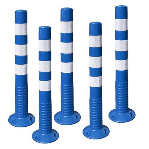 Poteau de barrière de circulation haute visibilité pour parking