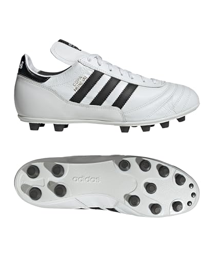 Image of adidas F50 League Laceless Firm /Multi-Ground Boots, White Black, 9.5 US