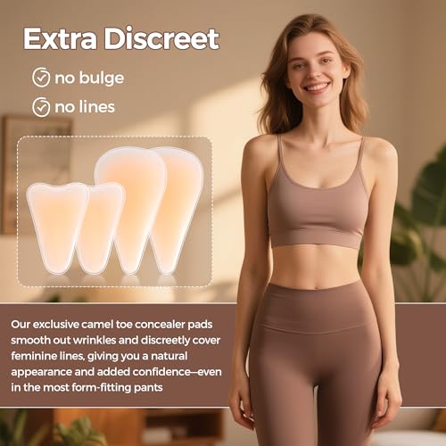 4 Pack Frontal Wedgie Cover, Anti Camel Concealer Reusable, Seamless Camel Hider, Camel Guard2
