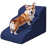 Niubya Escalier pour Chien et Chat:​​ Permet aux animaux de compagnie de monter et descendre de manière autonome, en ménageant leurs articulations. Libère le propriétaire de la nécessité de les porter fréquemmDog Cat Chien Chat Pet Escalier Ramp Treppen Lit Canapé ent, offrant plus de liberté aux animaux.