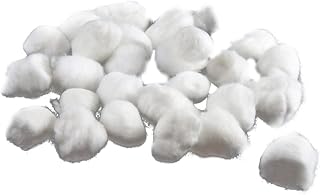 FRCOLOR 400pcs Big Cotton Balls Cottonballs Makeup Cotton Balls Organic Cotton Balls Colored Cotton Balls Salon Cotton Ball Cosmetic Balls Disposable Cotton Ball Natural Makeup Remover