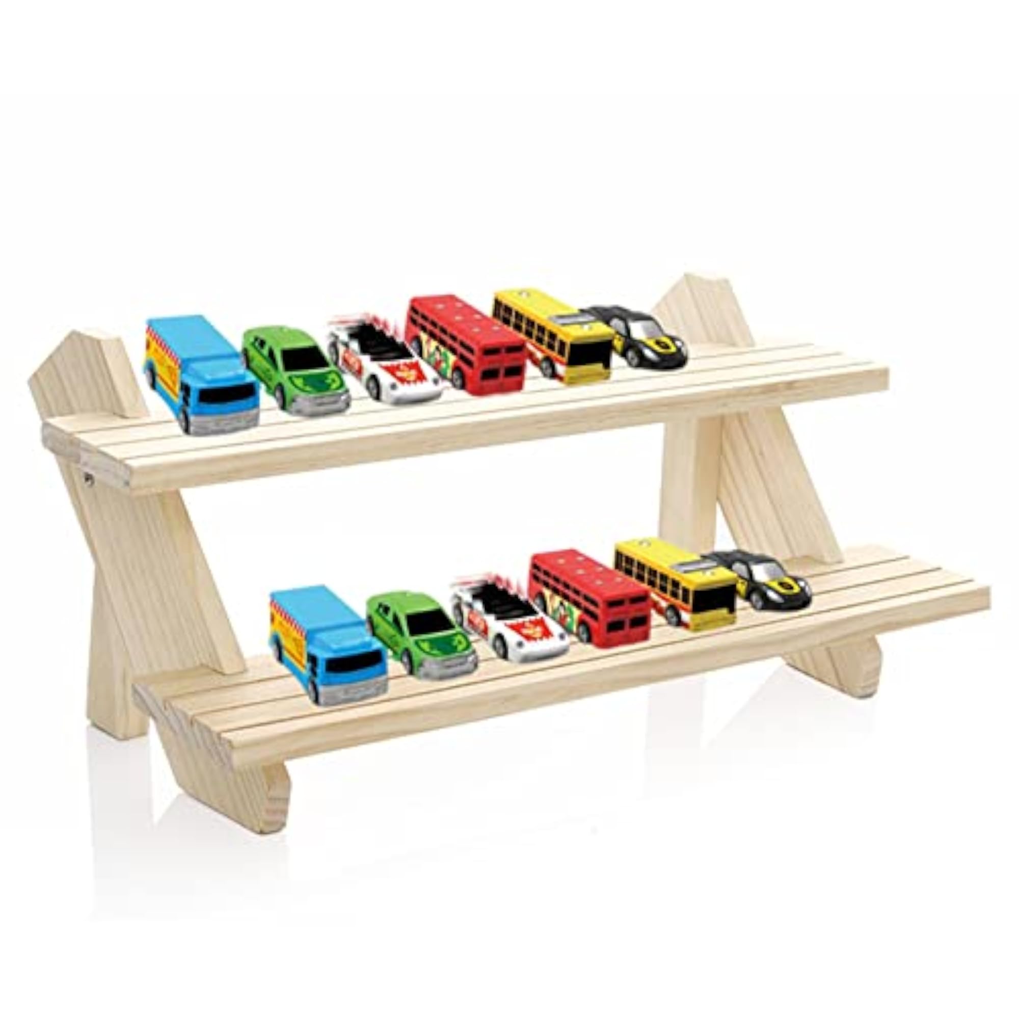 Losa Wooden Jewelry Display Tray, Two Layers