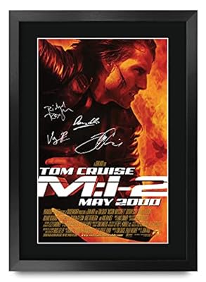 HWC Trading Misión Imposible 2 A3 Fr Regalos Filmplakat Tom Cruise Impreso Póster Firmado Autógrafos De Imágenes Para Los Aficionados Al Cine Memorabilia - A3 Enmarcada | Ya disponible en tu tienda friki favorita! En mundofriki.es!