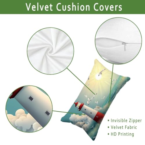 Taie Oreiller 40x80 Housse Coussin Paysage pour Protéger et Décorer - 4