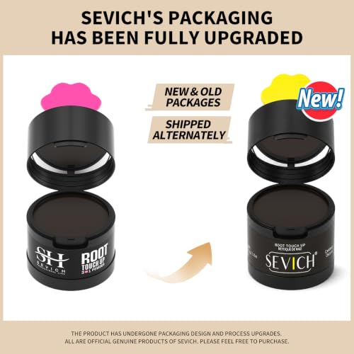 Image of Sevich Hairline Powder 2.0, Gray Root Touch Up, Sweatproof, Dark Brown