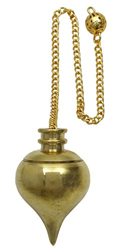 Harmonize Curación de Cristal de Bronce Dorado Tear Drop Péndulo Radiestesia Espiritual la energía del Regalo Generador de Reiki