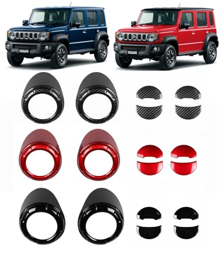 【Earth Car】 For Nomade Jimny 専用 2019-2025年 対応 内装 カスタムパーツ サイドルーバーカバー エアコン吹き出し口カバー ドレスアップ 傷防止 保護 キズ防止 アクセサリー -ジムニーシエラ JB74 ジムニー JB