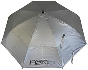 Sun Mountain H2NO Parasol Golfowy Srebrny 172 cm