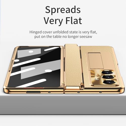 Coque Samsung Z Fold 4 antichoc avec protège-charnière et support - 2