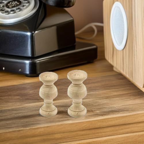 Broches en bois brut cylindriques lot de 10 pour assemblage robuste - 3