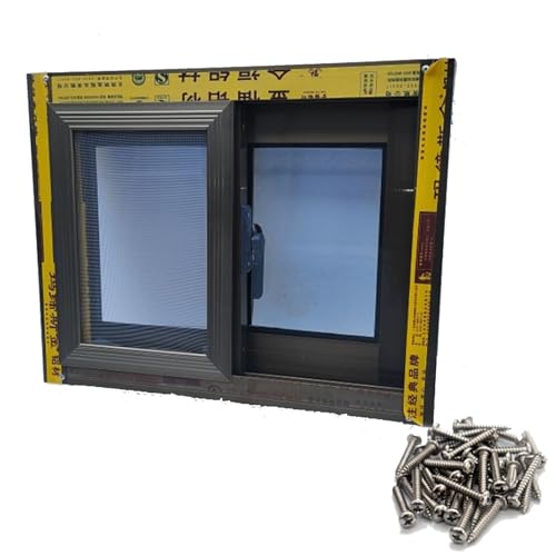 Wlcgyd Schiebefenster mit Oberlicht 30-100 cm