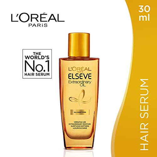 Image of L'Oreal Paris Dream Lengths No Haircut Cream Leave-In Conditioner, 200ml & L'Oreal Paris Elseve Extraordinary Oil, 30 ml