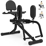 GuuG Hip Adduktoren Abduktoren Machine: 2 in 1 Po Trainer für Zuhause Hüfttrainer Innenschenkel Trainer Oberschenkeltrainer Beintrainer Beine Po Trainingsgerät Fitness Home Gym