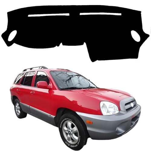 IIKSDII Dashboard Cover Mat for Hy-undai Santa Fe 2001 2002 2003 2004 2005 2006 Accessories Dash Cover Dash Mat Sunshade Glare UV Rays Protector by IIKSDII - Used condition - US$21.41