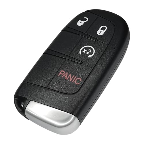 Smart Key Fob Replacement Fit for Jeep Compass 2017 2018 2019 2020 2021 2022 2023 Car Keyless Entry Remote FCC ID:M3N-40821302 Part Numbers:68250346AB 68250337AB 68417821AA 68417821AB 433Mhz