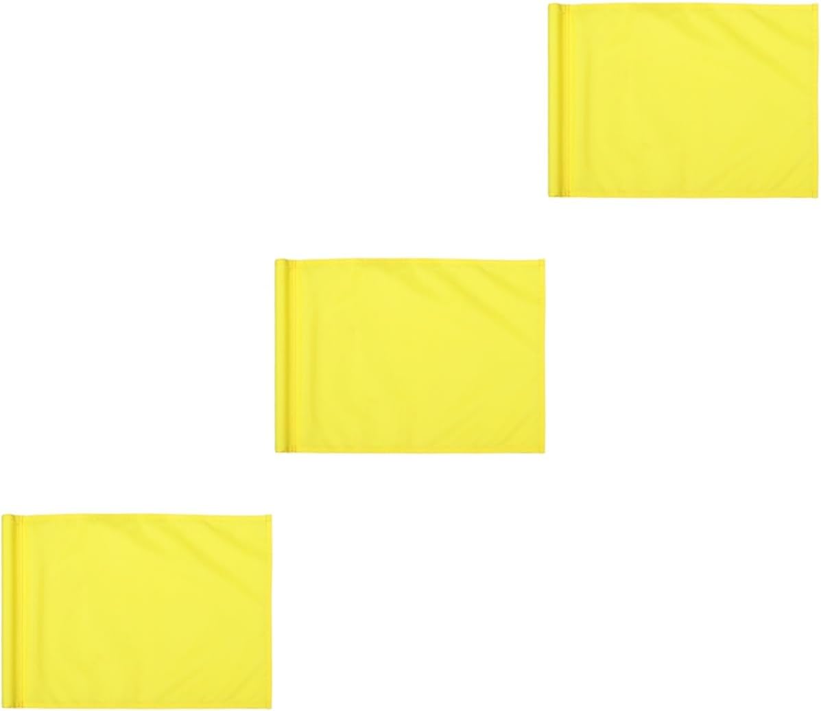 3pcs golf gifts golfing gifts golf presents Flag for Yard Practice Flag Maker Flag Putting Green Flags Training Flag number banner flagpole/2531