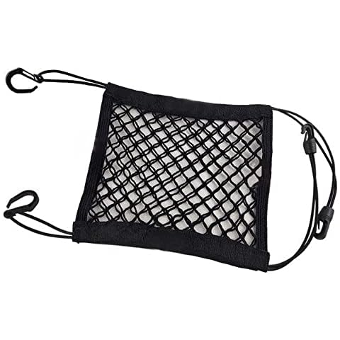 VZJYJZ Car Seat Net Pocket, Car Storage Net, Car Mesh Organizer, Stretchable Elastic Storage Net for Organizing, Storage Bag, Universal Type for Storage of Sundries Cover