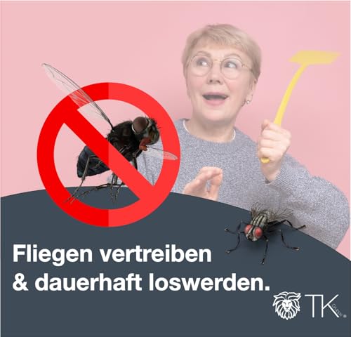 6er Set XXL 75 cm Insektenklatsche Fliegenklatsche ausziehbar Teleskop Klatsche Fliegenfänger Insektenfänger Fliegenschutz vor Insekten, Fliegen, Mücken, Wespen
