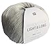 Produktbild Rico Fashion Cotton Light & Long dk Fb. 06 grau natur, Baumwollgarn mit langem, dezentem degradé Farbverlauf zum Stricken & Häkeln
