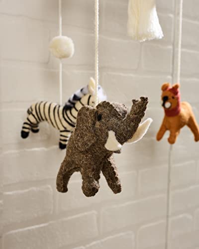 Mud Pie Nursery Baby Crib Mobile, Safari, Multicolor, 24 1/2" X 10 1/2" Dia #TOP5
