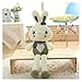 JSJJATQ Peluche Encantador Amor Conejo Peluche Juguete Peluche Suave Conejito muñeca bebé apaciguador Juguetes Animal Juguete cumpleaños Navidad Regalo para niña (Color : 4, Height : 100cm)