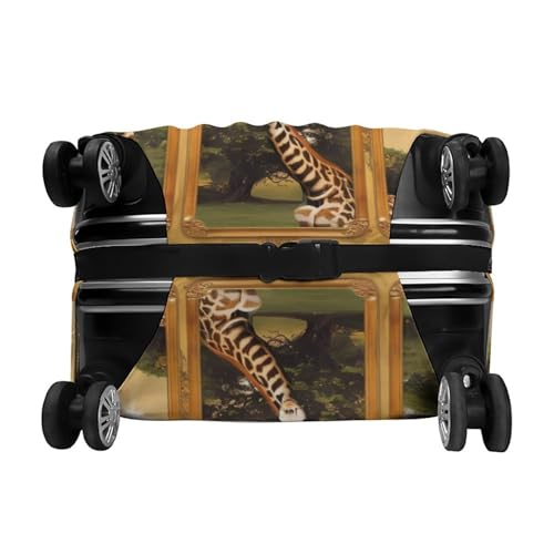 Animal Giraffe Travel Luggage Cover Suitcase Protector Anti-scratch Suitcase Cover Washable Baggage Covers S4